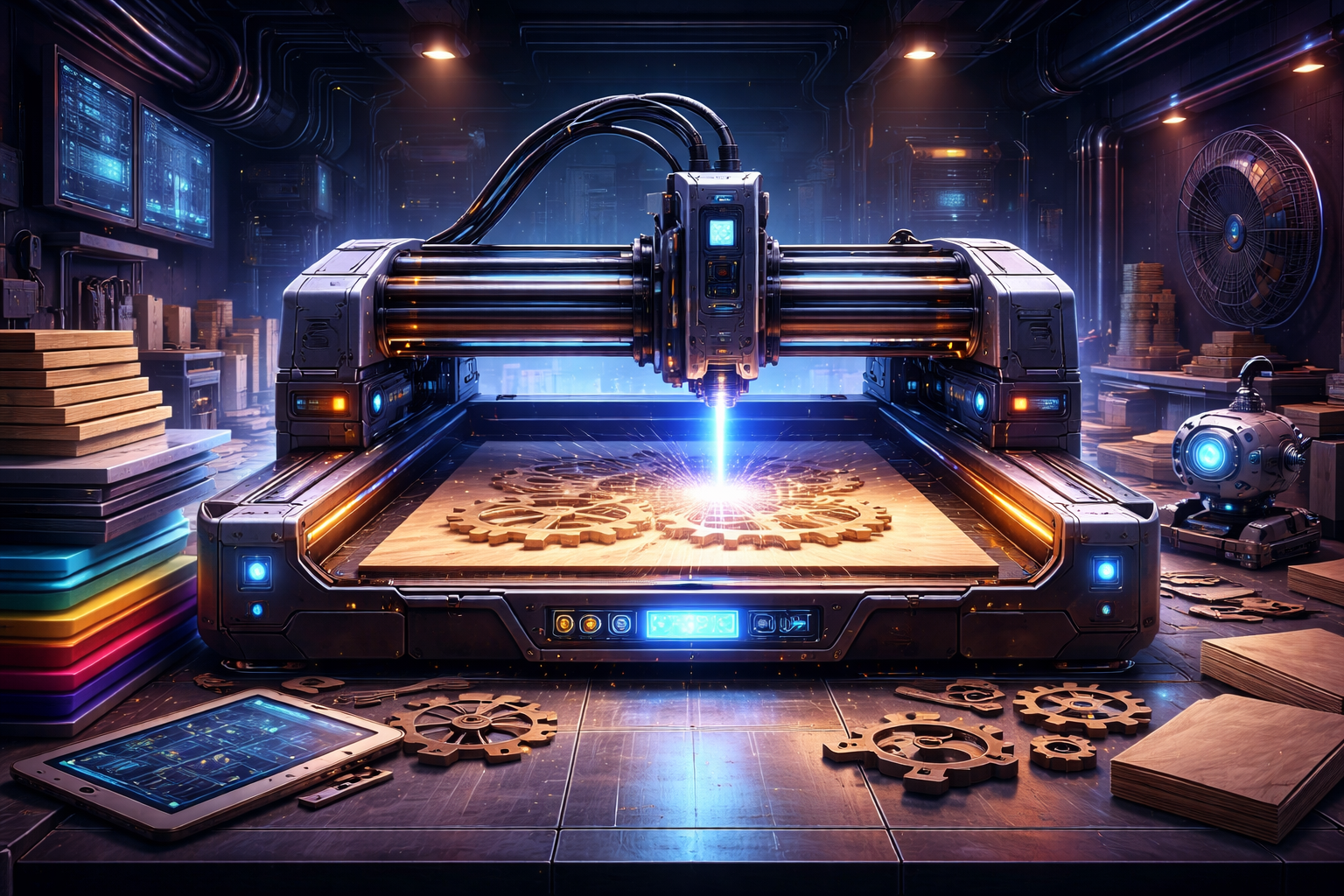 Example laser cut part